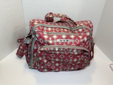 ju ju be diaper bag Convertible backpack/ Crossbody Pink And Grey