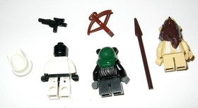 LEGO 7956 Star Wars Ewok Attack 100% Complete 3 Minifigures Without Instructions