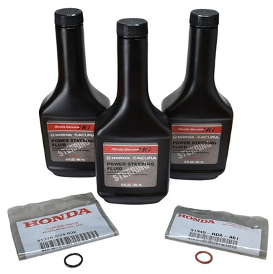 #ad Honda 08285 P99 0CZA3 Power Steering Fluid x3 91370 SV4 000 High Pressure Bl $45.44