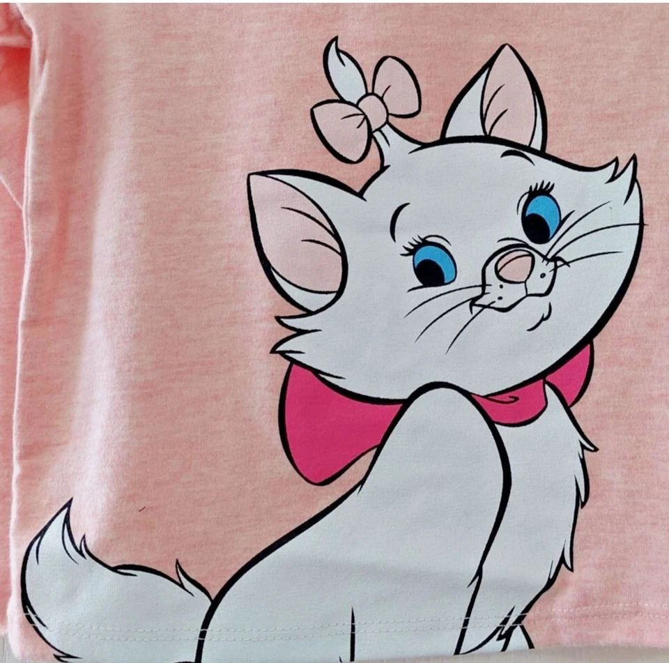 Girls Toddlers Disney The Aristocats Marie Character Pink Sleeved Top 2-5 Years - Image 3 of 4