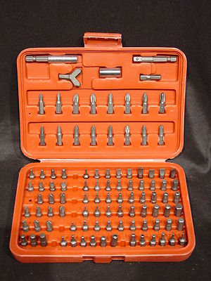 Security Bit Screw Set Torx Locksmith SAE Metric Hex Torque Drive Pozi Phillips 
