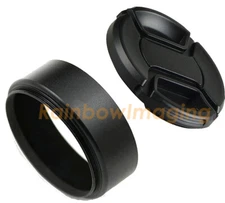52mm Metal Screw-in Lens Hood Shade for Standard Lense with 58mm Cap