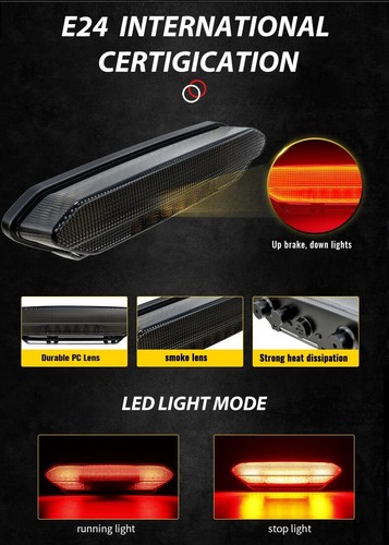 LED Tail Light Brake Light for YAMAHA YFZ450R 450SE YFM700R Raptor YFZ 450X - Picture 6 of 11