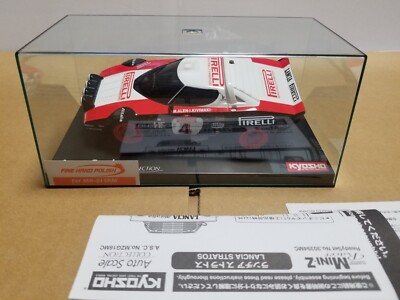 KYOSHO MINI-Z LANCIA STRATOS SANREMO 1978 No.4 MZP165R BODY 1/27