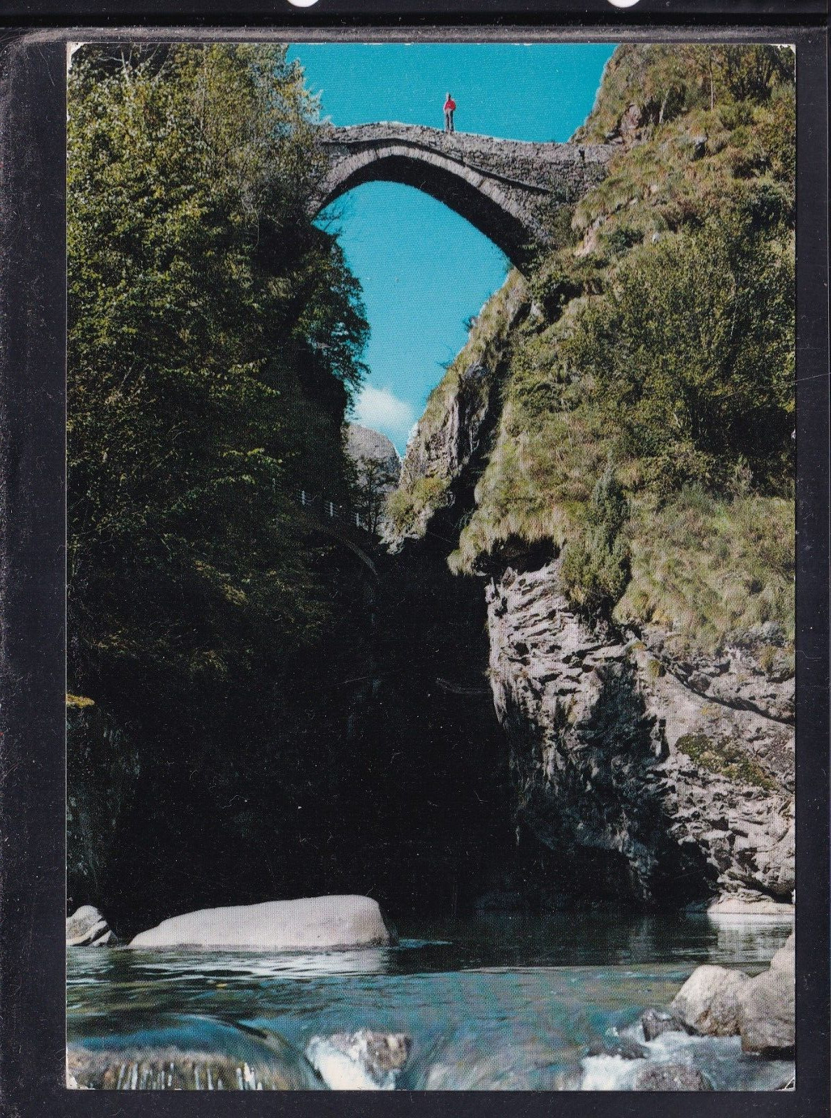 Cartolina Varallo Ponte Medioevale della Gula AB1580