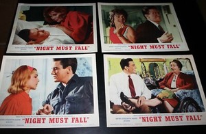 NIGHT MUST FALL Lobby Card Set Albert Finney, Sheila Hancock
