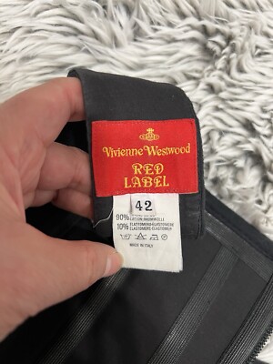 vintage vivienne westwood red label black orb corset top 42 s