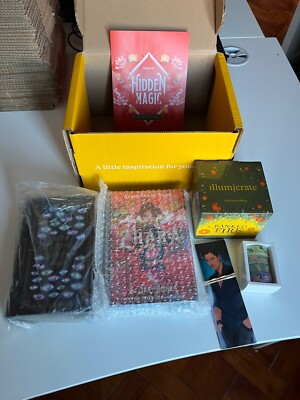 Illumicrate AUGUST 2023 Hidden Magic FULL BOX, Zhara by S Jae-Jones, COMPLETE