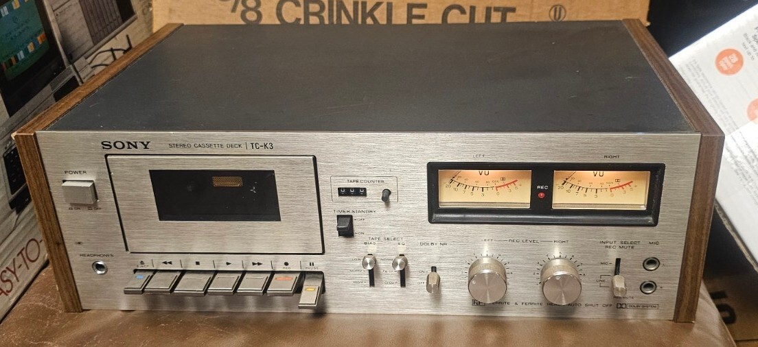 Vintage SONY TC-K3 (TCK3) Cassette Player | eBay Vintage SONY TC-K3 (TCK3) Cassette Player | eBay