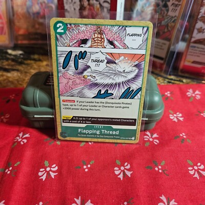 One Piece Flapping Thread (OP04-037/158) Kingdoms of Intrigue NM