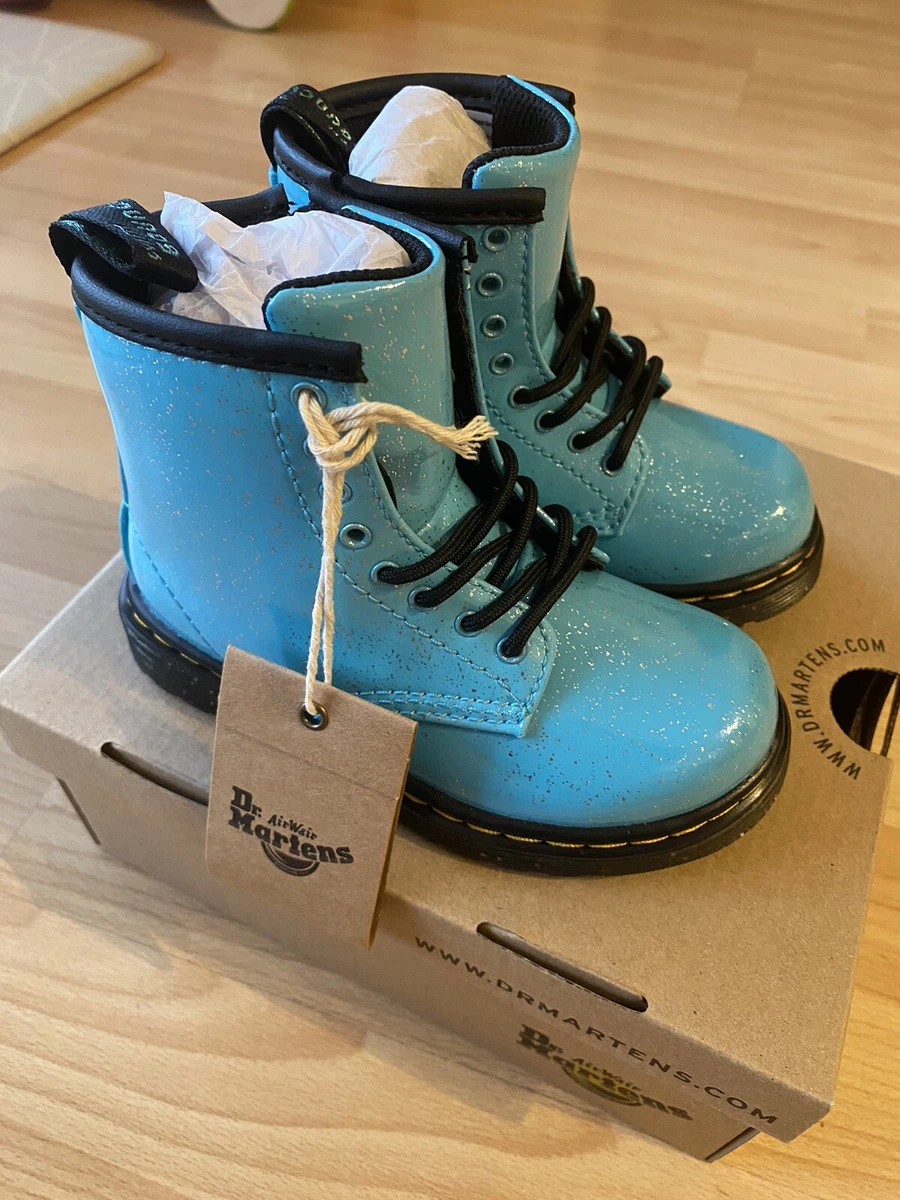 Dr martens turquoise glitter top