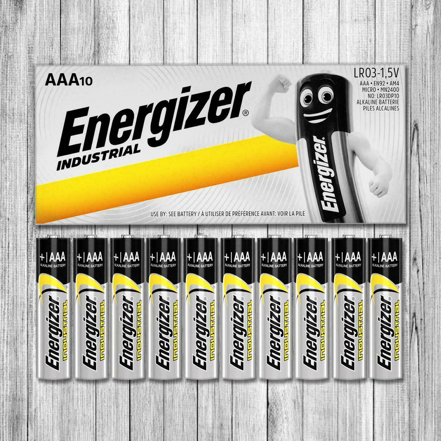 Energizer Industrial AAA LR03 MN2400 1.5V Alkaline Batteries 40x *Long Expiry* - Image 5