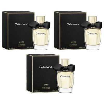 Pack of (3) New Cabochard Perfume by Parfums Gres 3.4 oz EDT Spray for Women
