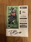 Doug Baldwin Auto on Card Veteran Ticket 2017 Contenders 388 SEAHAWKS Signature