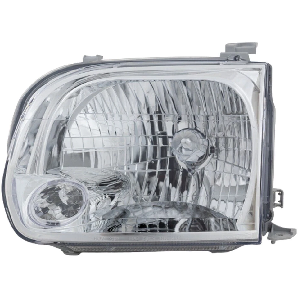 Juego de faros halógenos DEPO para Toyota Sequoia 2005-2007 lado del conductor y del pasajero Foto 3 de 4