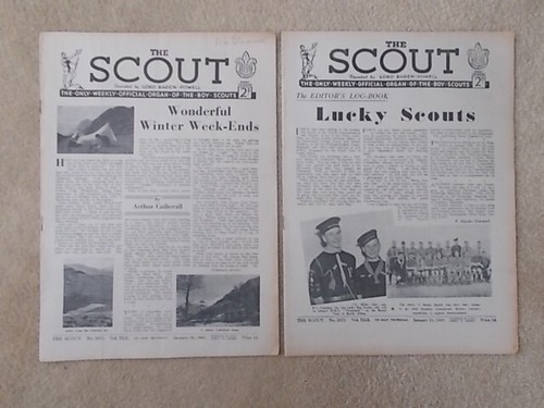 VINTAGE THE SCOUT MAGAZINE JOB LOT OF 10 FROM 1947 LORD BADEN-POWELL BOY SCOUTS - Foto 2 di 6
