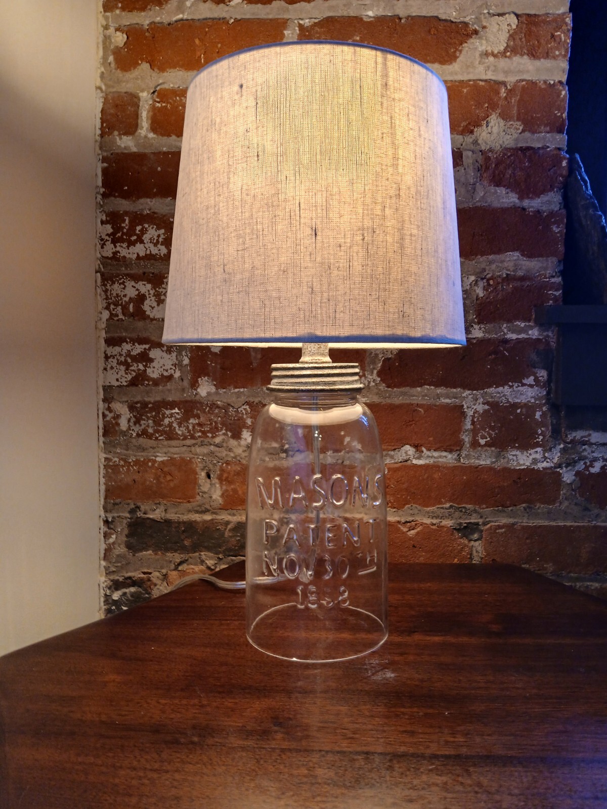 MASON JAR Lamp Allen and Roth BRAND-NEW w/tags