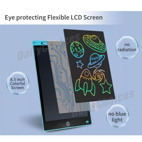 8.5"/ 10"/ 12" LCD Writing Tablet Drawing Board Colorful Handwriting Pad Kids - Picture 6 of 18