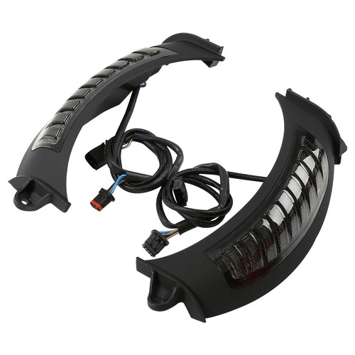 LED DRL Headlight Assembly Vent Turn Signal Lamp For Harley Road Glide 2015-2025 - Picture 28 of 43