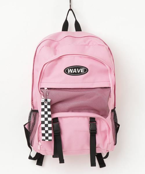 WC / Double Pocket Belt Backpack WEGO pink Klasyczne, świetne oferty