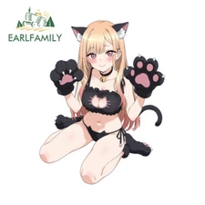 EARLFAMILY 5.1" Kitagawa Marin Girl Car Sticker Fashionable Host Laptop RV Decal