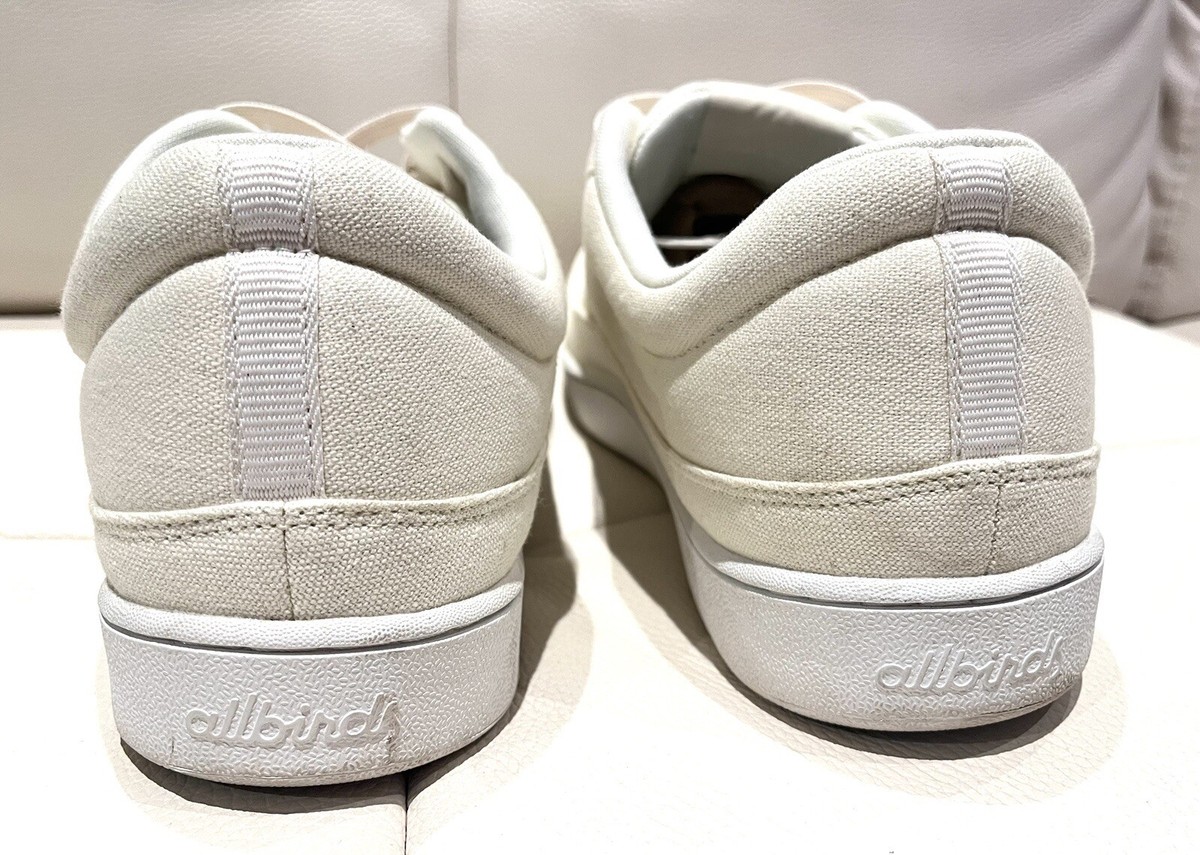 Allbirds Men’s Plant Pacer Sneaker Shoes Natural w/Blizzard White Sole Size 12 Allbirds Plant Pacers Natural White Blizzard Sole Shoes  main image 2