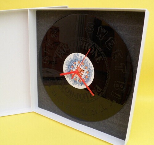 12" Vinyl Record Wall CLOCKS - All Upcycled Picture Discs - Great Artists Groups - Picture 166 of 237