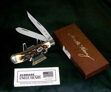 Schrade 285UH Knife Special Edition Ducks Unlimited C-1980's W/Packaging,Papers