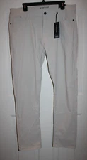 NWT Kenneth Cole 38x32 Tech Pant Slim Fit Lightweight Mobility Trouser Khaki