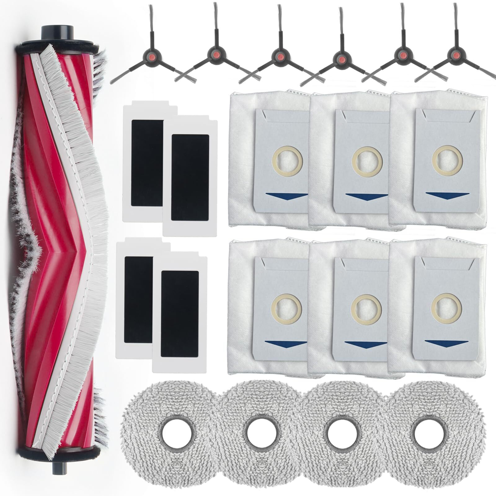 21 Pack Parts for Yeedi M12 + Robot Vacuum Accessories Kit, Cleaner Inclue 1 ...