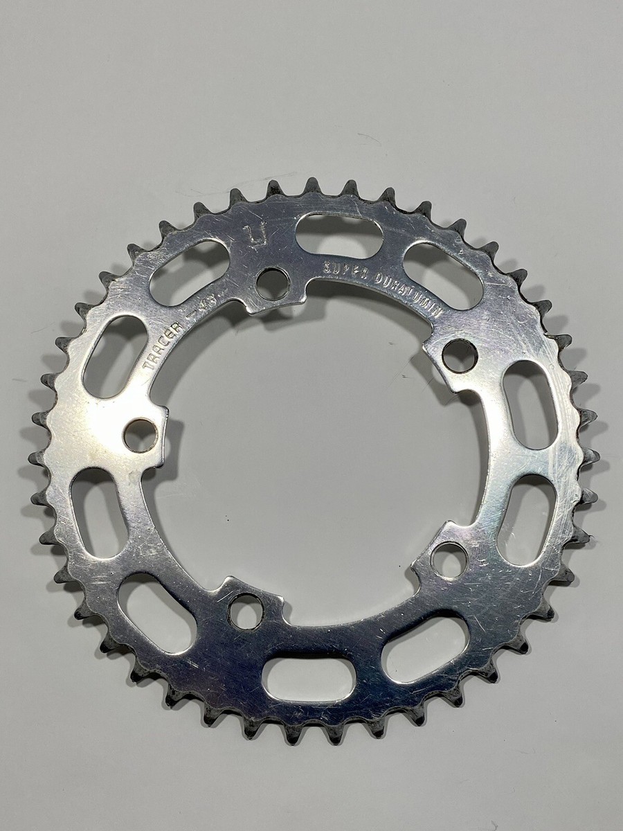 Vintage Tracer Super Duralumin 43 Tooth Chainring Old School