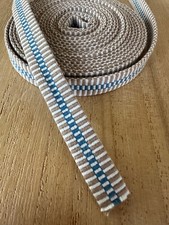 118in Japanese Sanadahimo Cotton Cord Flat Obi Ribbon Samurai YellowGreen