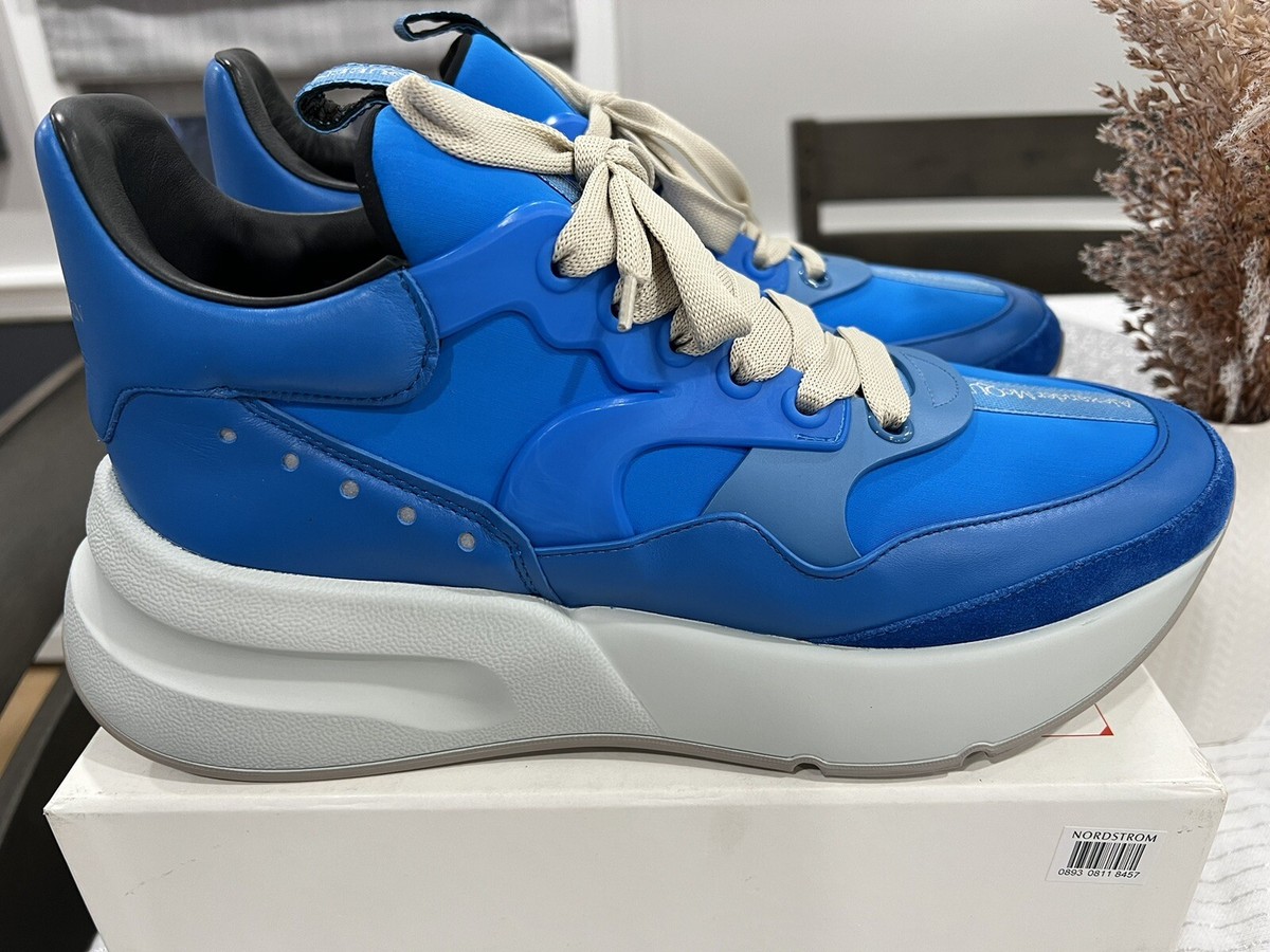 Alexander McQueen チノパン ネイビー サイズ46 Size 9 - Alexander McQueen Oversized Runner Lake Blue for