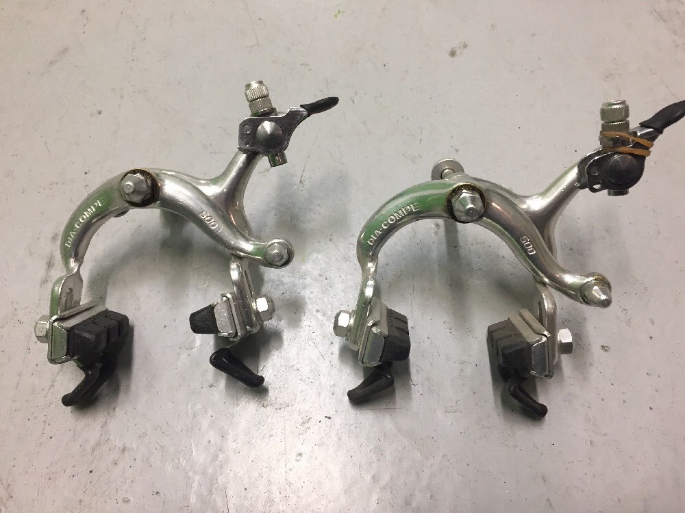 NOS VINTAGE DIA-COMPE DELUXE N 500 ADJUSTABLE BRAKE CALIPERS | eBay
