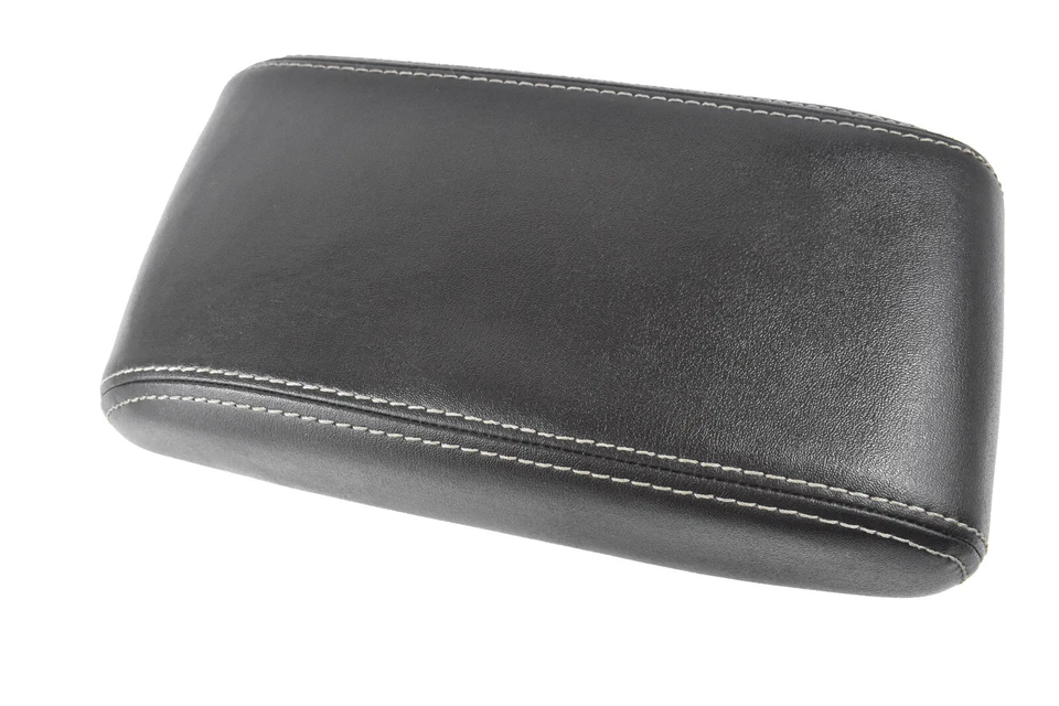 Console central Mercury Milan 2006-2011 tampa de couro preto apoio de braço armazenamento fabricante de equipamento original - Imagem 2 de 4