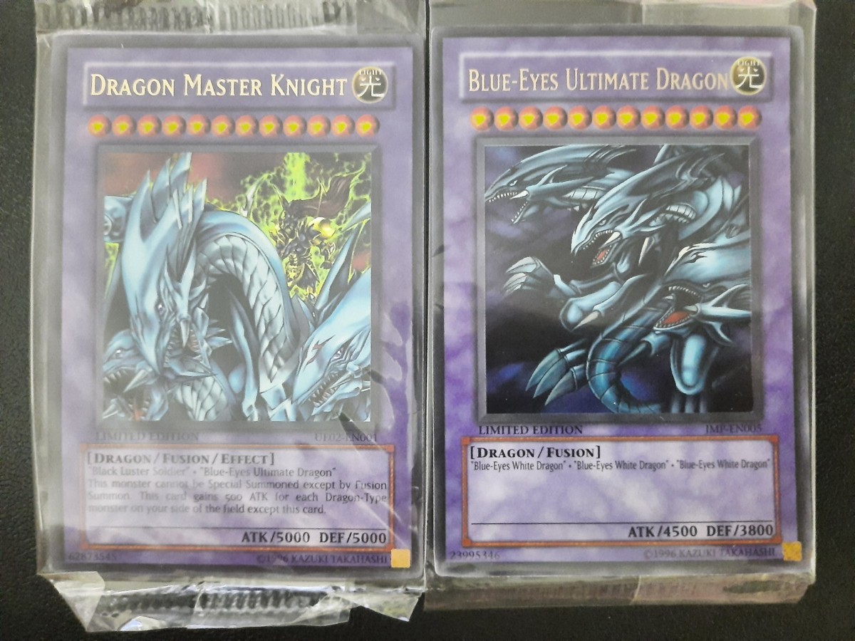 Yugioh Blue Eyes Ultimate Dragon Black Luster Soldier Fusion