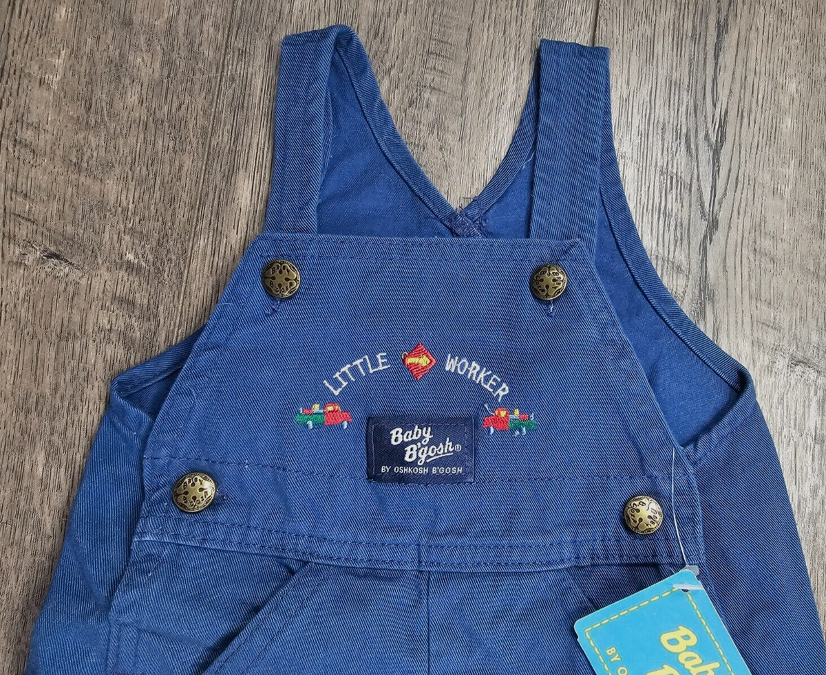Baby Boy Clothes New Vintage Oshkosh Bgosh 6-9 Month Little Worker