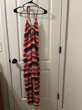 Wild Fable Women's Sleeveless Bodycon Maxi Dress Tank Lace Size XL Multi-Color