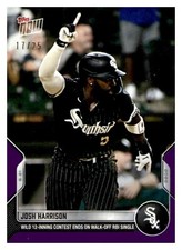 2022 Topps Now Purple Parallel #384 Josh Harrison White Sox 17/25