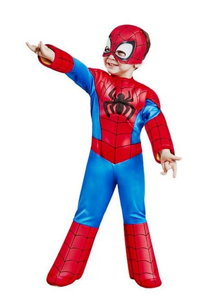 CARNEVALE VESTITO SPIDEY AMAZING FRIENDS SPIDERMAN TODDLER MUSCOLI