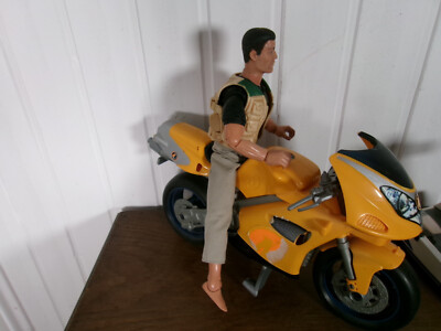 Action Man – Moto-neige Polar Scooter Hasbro – 2001 – Figurine Et Véhicule