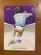 2022 Leaf Perfect Game - Ryder Helfrick 1/1 Auto