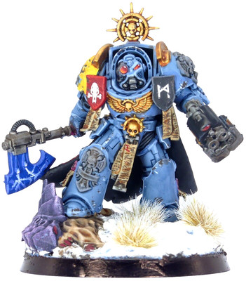 Warhammer 40K Space Wolves Leviathan Captain in Terminator Rüstung Umbau