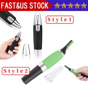 Electric Nose Hair Trimmer Shaver Ear Face Eyebrow Mustache Beard Shaver Clipper