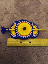 Beaded Hair Barrette sb-9 