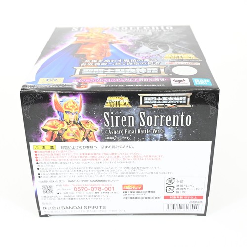Bandai Saint Cloth Myth EX Siren Sorrento Asgard Final Battle Figure Seiya Boxed - Picture 5 of 9