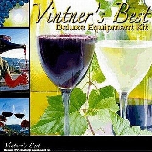 Vintner's Best Deluxe Wine Equipment Kit Includes 6 Gallon Glass