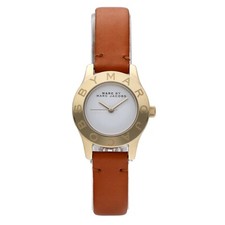 Marc by Marc Jacobs MBM1219 Mini Gold Tone With Leather Strap Women's Watch