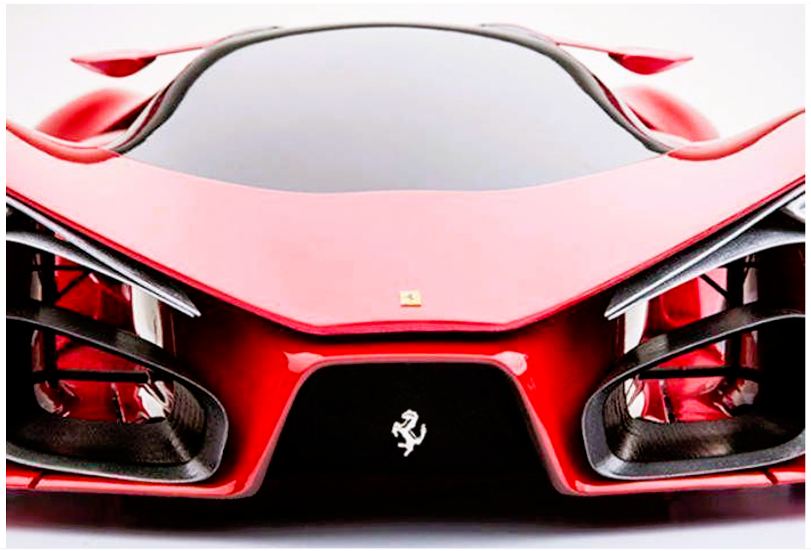 FERRARI Race Car Racing Hypercar Concept Red Custom Built LARGE 1:12SCALE MODEL