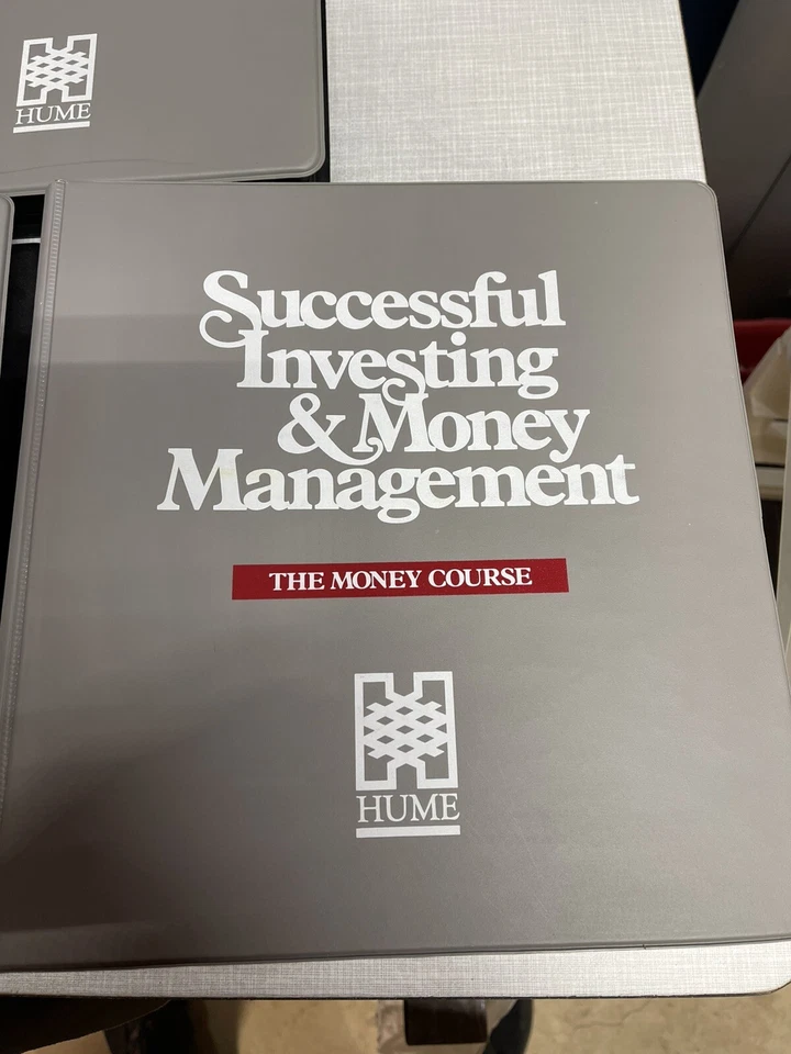HUME Successful Investing Money Management THE MONEY COURSE Binder and Audio SET - Image 2 of 4